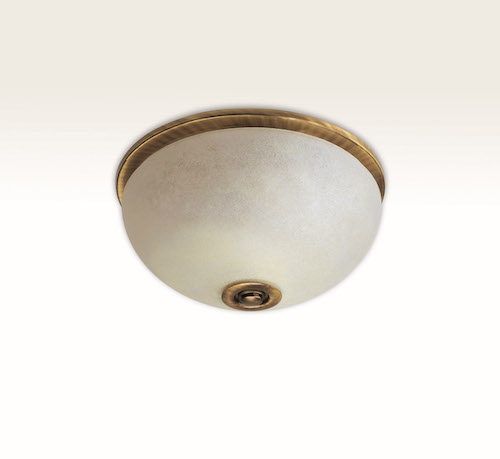 79 ZZ - PLAFONIERA BRONZO SATINATO